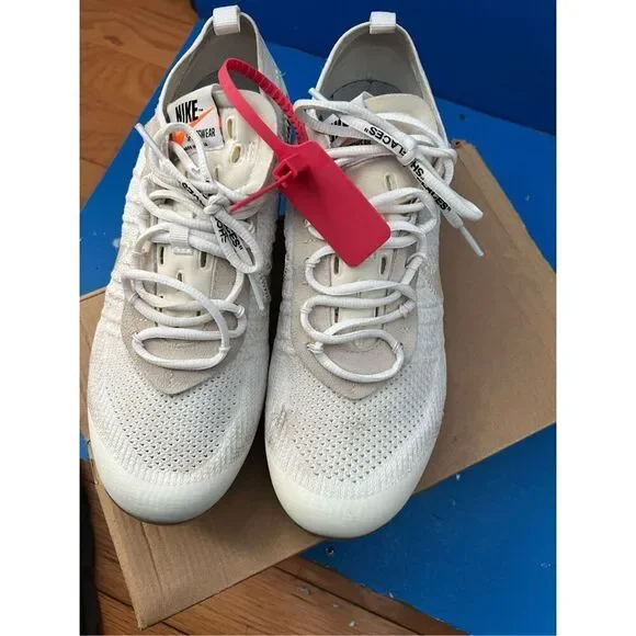 Nike Air VaporMax OFF-WHITE Part 2 2018 AA3831-100 Size 11 - Picture 5 of 7